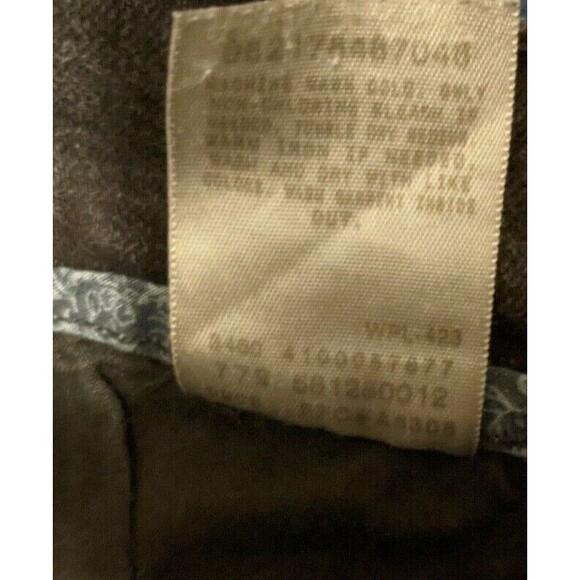 Levis 542 Jean Shorts  Women's Size 8  Lowrise Cut-off Black Denim w Flap Pocket - Picture 9 of 9